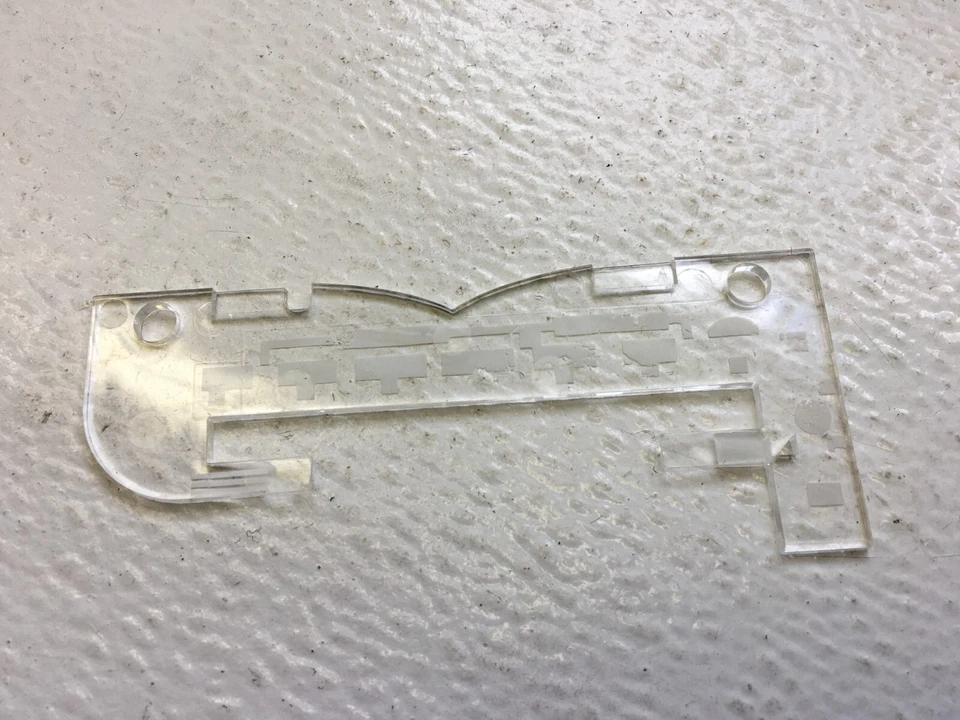 Placa frontal de control de calefacción Pontiac 6000 GM NOS 1986-91 con perillas 1227365 Foto 3 de 4