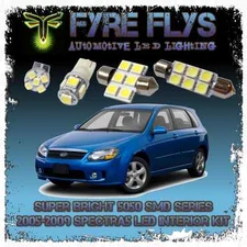 White LED interior lights package kit for 2005-09 Spectra5 6 pcs 5050 series SMD