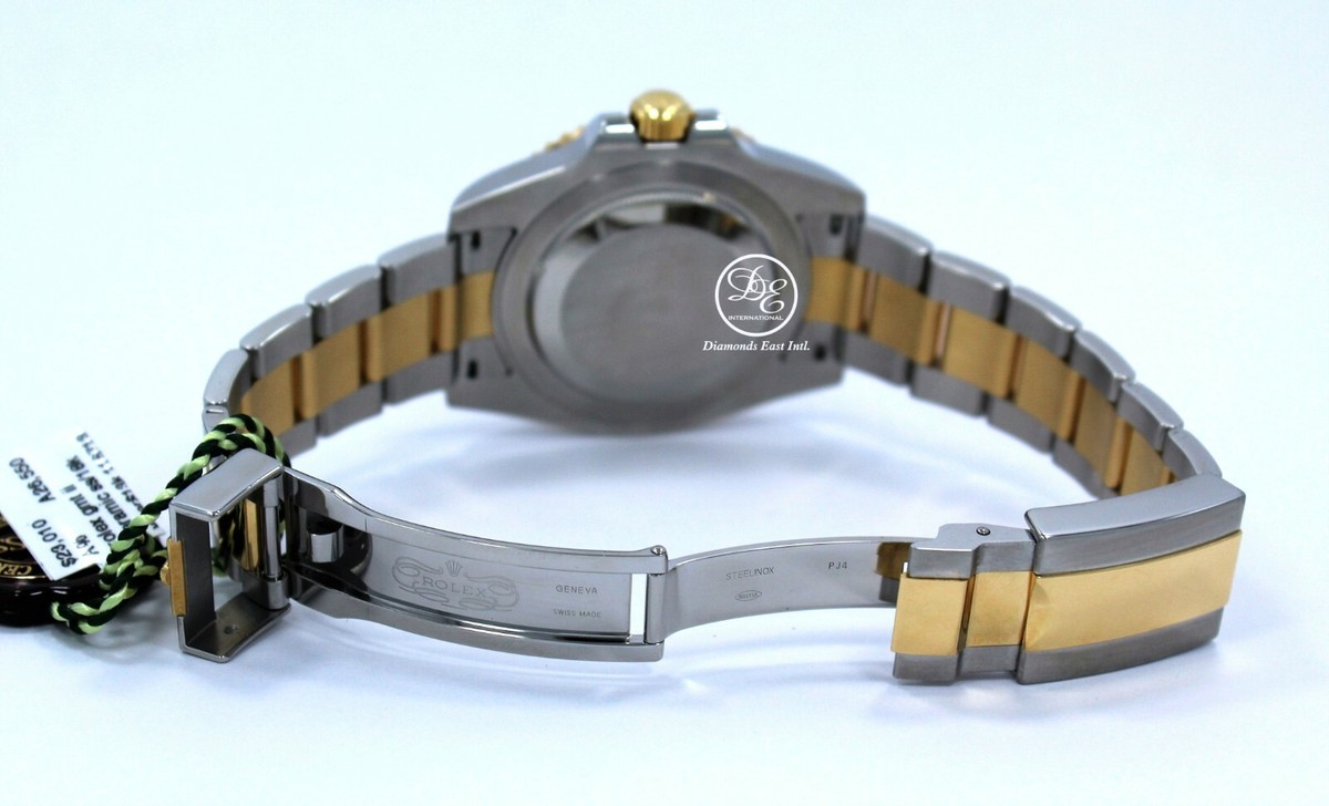 Rolex GMT-Master II 116713LN Silver and Gold Oyster Bracelet