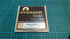 Pyramid Gold Chrome Nickel Flat Wound E-Gitar...