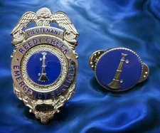 Disney's Reedy Creek Emergency Services - Lieutenant's Badge & Collar Tab