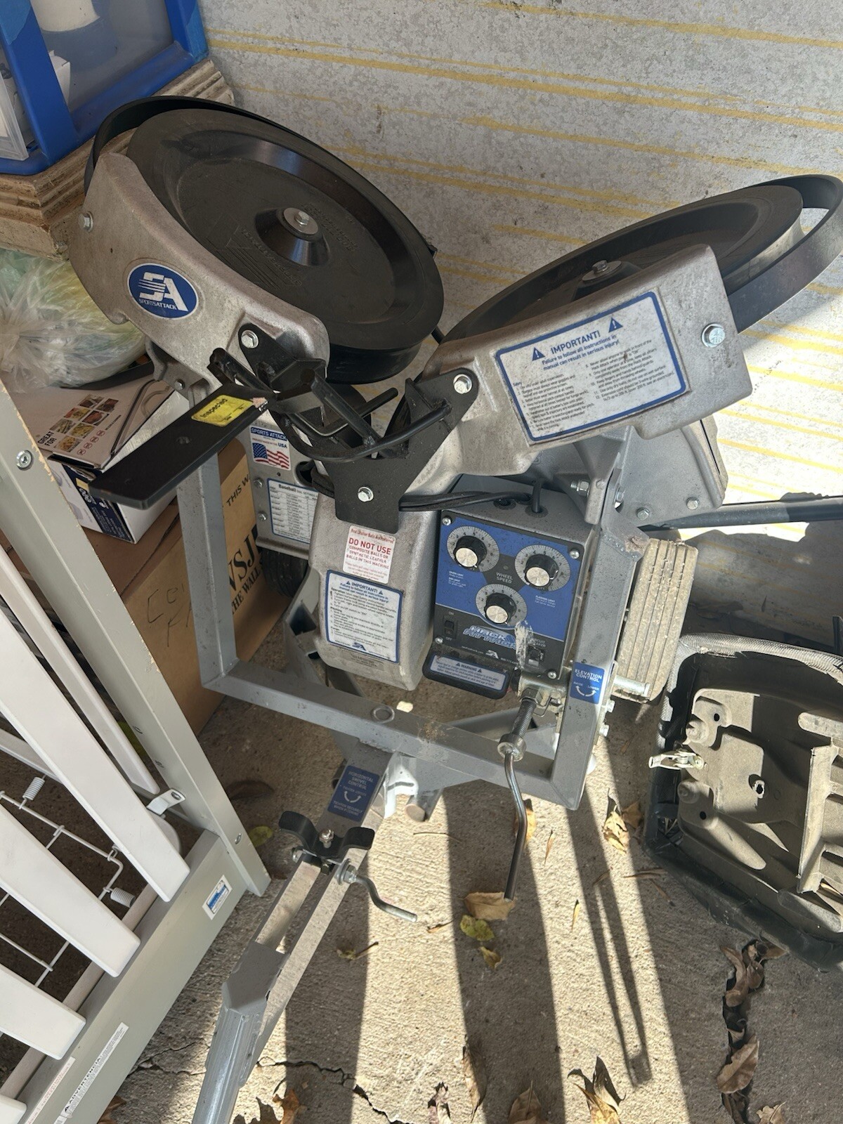 Hack attack pitching machine ebay