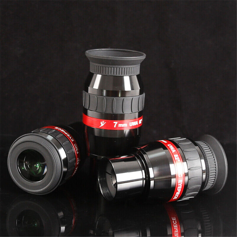 82 Degree Series 1.25" Ultra Wide 4mm/7mm/16mm Eyepiece Lens