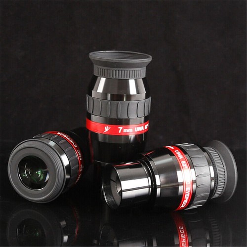 1.25" 82 Degree Series Ultra Wide 4mm/7mm/16mm Eyepiece Lens Angle Telescope - Picture 1 of 10