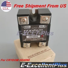 1PCS SSR Solid State Relay For Crydom HD4890 3-32VDC 480VAC 90A Panel Mount US