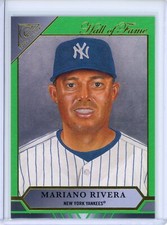 2020 Topps Gallery Hall of Fame Green #HOFG20 Mariano Rivera Yankees HOF /250