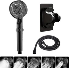 High Pressure Handheld Shower Head 5 Spray Settings for RV Camper Mobil Home Set
