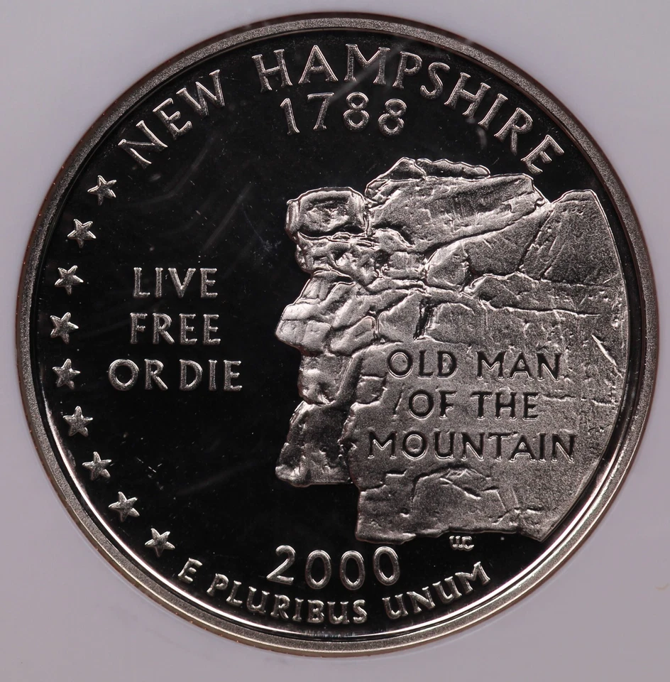 2000-S New Hampshire Clad Quarter NGC PF70 Ultra Cameo ***RARE ORIGINAL COIN*** - Image 3 of 4