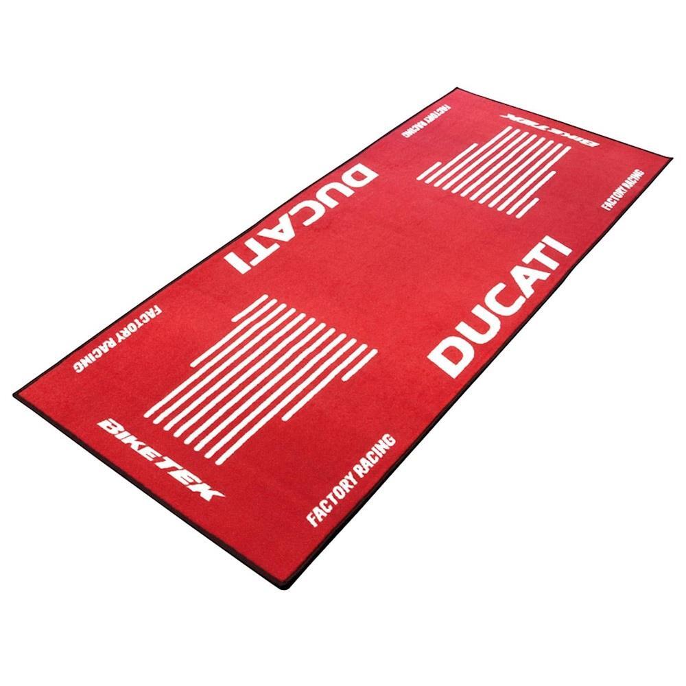 BikeTek Series 3 Ducati Motorcycle Garage Mat 190x80cm Workshop Anti Slip