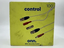Onn 100 Ft BNC Security Cable **Brand New** For Security Systems