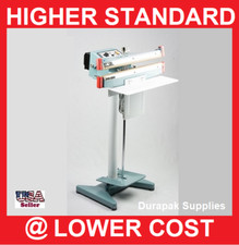 24" AIE Impulse 10mm Doppia Ganascia Piede Sigillante Plastica Poli Foglio Sacchetti Multistrato