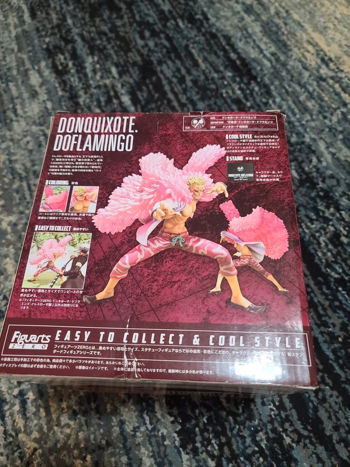 S.H. Figuarts zero ONEPIECE DONQUIXOTE DOFLAMINGO Dress Rosa Figure "Excellent" - Image 2 of 4