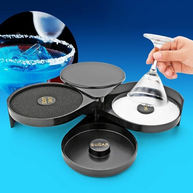 Cocktail Glass Rimmer Margarita Sugar Salt Rim Bar Bartender Tool 3