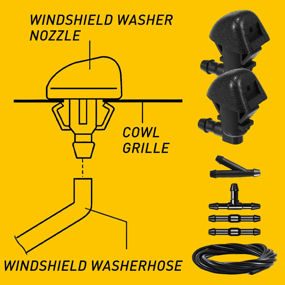 Genuine OEM For Honda Pilot Windshield Hood Nozzle 76810-SZA-A01ZA YS USA - Image 4 of 4