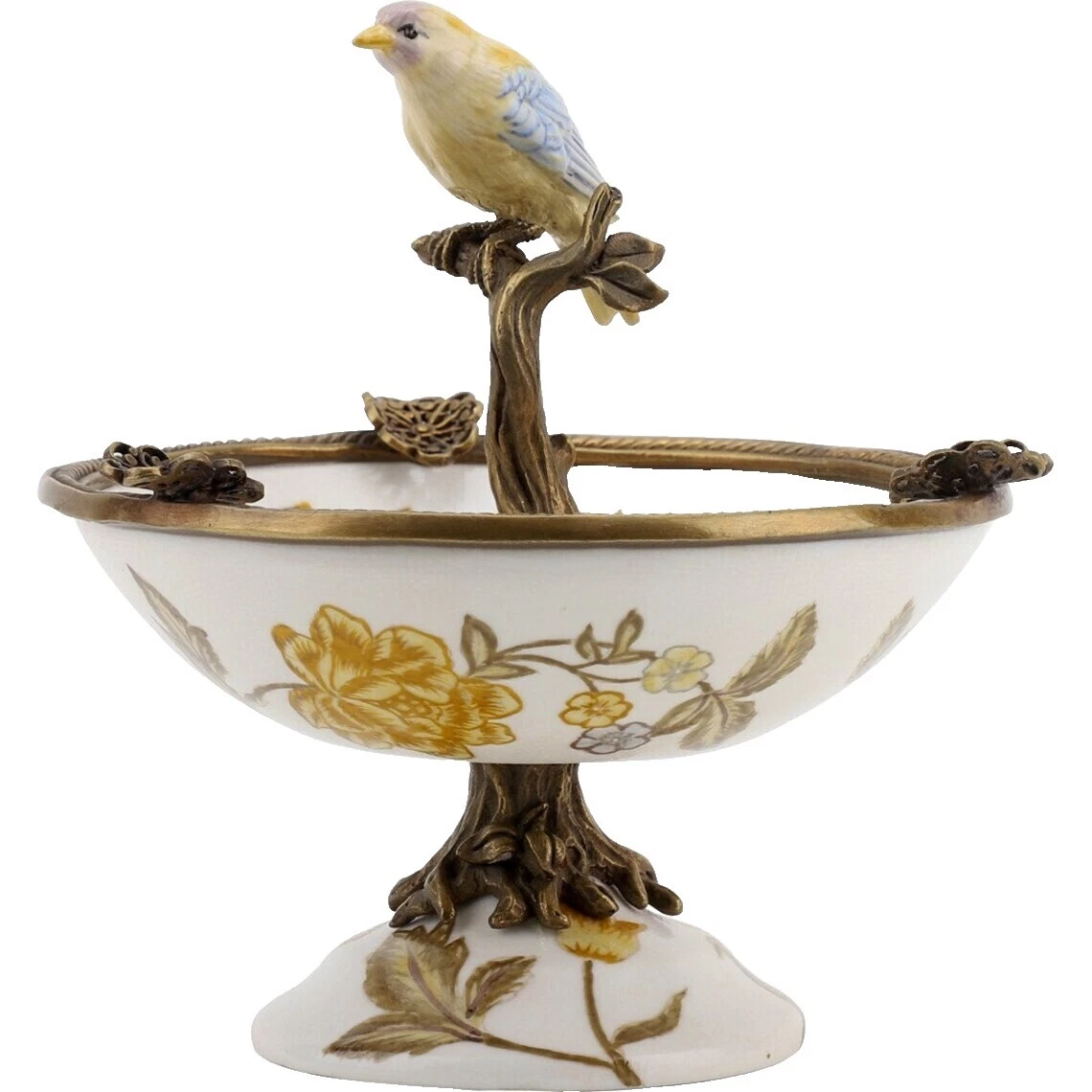 Porcelain Floral Decorative Plates & Bowls