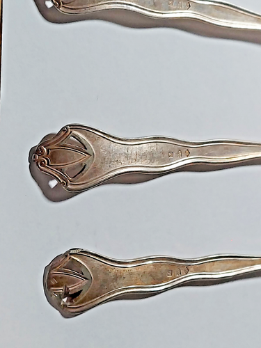 sheffield silver plate SET OF 4 FORKS - Picture 5 of 7
