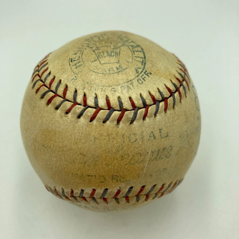 Lefty Grove Playing Days Signed 1929 American League Baseball JSA COA - Image 2 of 4