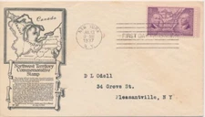 #795 Northwest Territory Anderson Black cachet First Day cover