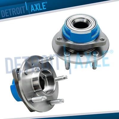 Detroit Axle 4PC Front CV Axle Shafts & Wheel Bearing Hubs Kit – For Impala, Grand Prix, Regal, LaCrosse (2000-2005)