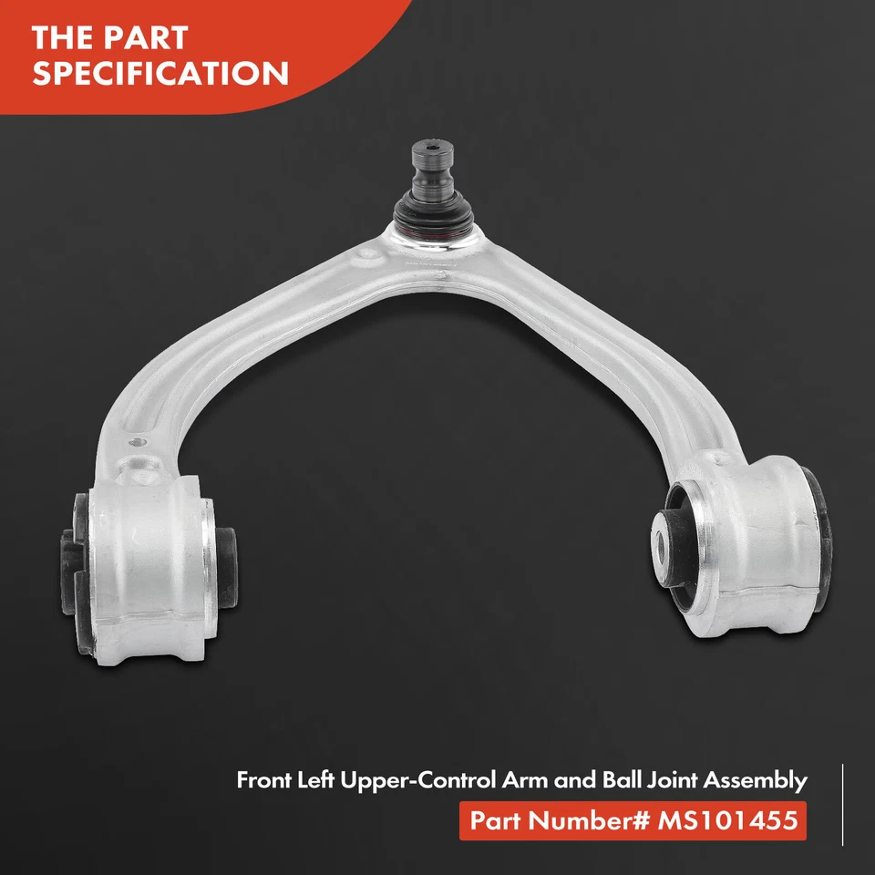 2x Conjunto de brazo de control superior delantero izquierdo y derecho y rótula para Mercedes-Benz Foto 3 de 4