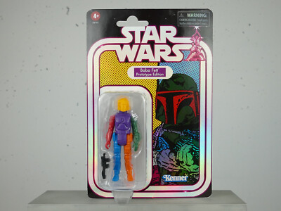 STAR WARS RETRO COLLECTION PROTOTYPE EDITION BOBA FETT YELLOW HEAD MOC