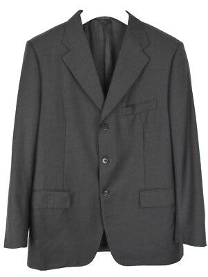 Corneliani Super 120's Extrafine Merino Blazer Herren (Eu) 54 Kerbe Revers