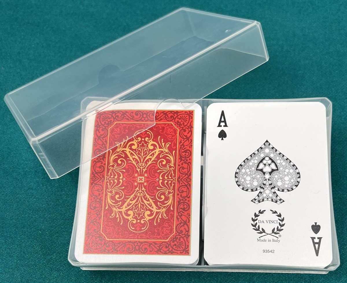 Discounted DA VINCI Persiano 100% Plastic Playing Cards Poker Size Regular Index - Foto 7