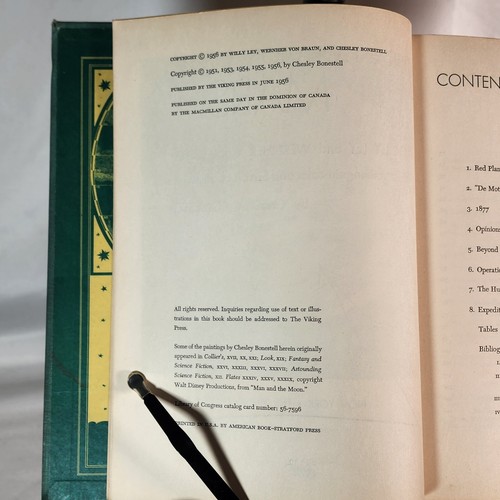 The Exploration of Mars Willy Ley Wernher Von Braun 1956 HC 1st Ed - Picture 6 of 8