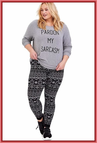 PLATINUM LEGGING SWEATER-KNIT FAIR 