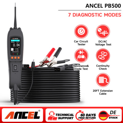 Ancel PB500 Circuit Probe Tester Inspection Tools 12V 24V Electrical System Test