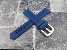 New 20mm Soft Rubber Strap Diver Watch Band BLUE for TAG HEUER Formula F1 20