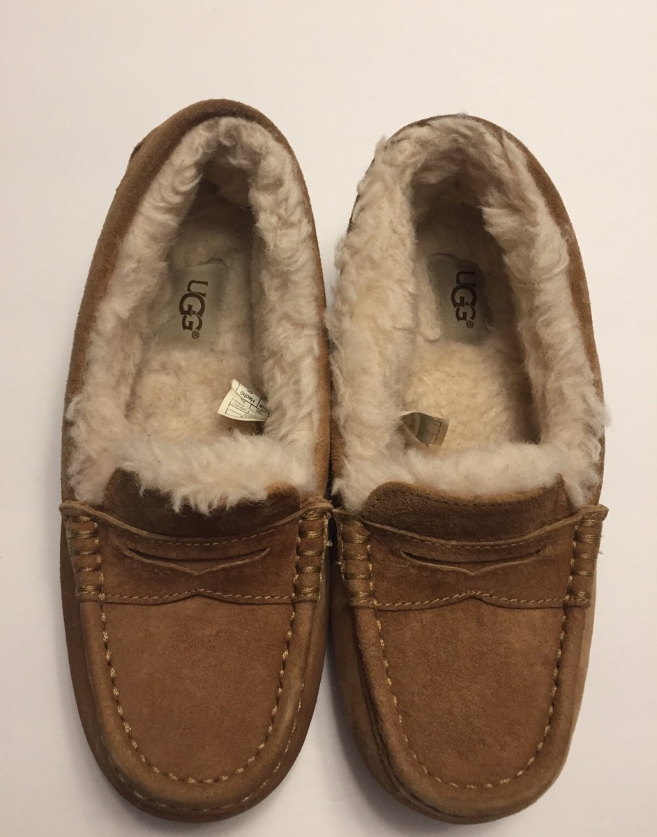 UGG 1092974 CHESTNUT SLIPPER-MOCCASIN W/ SHEARLING LINING  display picture 3