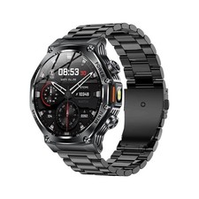 Smart Watch Heavy Duty Rubber /Stainless Steel 1.8