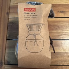 Bodum 8 Cup 34oz Pour Over Coffee Maker Stain...