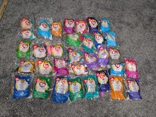 Vintage 2000 McDonald's Ty Teenie Beanie Babies - Complete Set of 38 Toy Animals