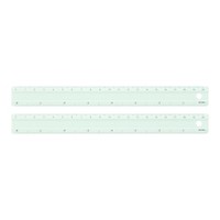 2 StüCk Lineal 8 Zoll (20Cm) FüR Metrisch & Sae, Aluminium, HellgrüN