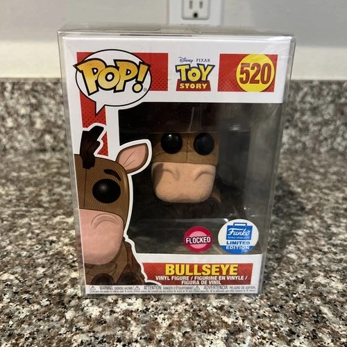 Funko Pop! Disney Pixar Bullseye Flocked Limited Edition #520 + Protector