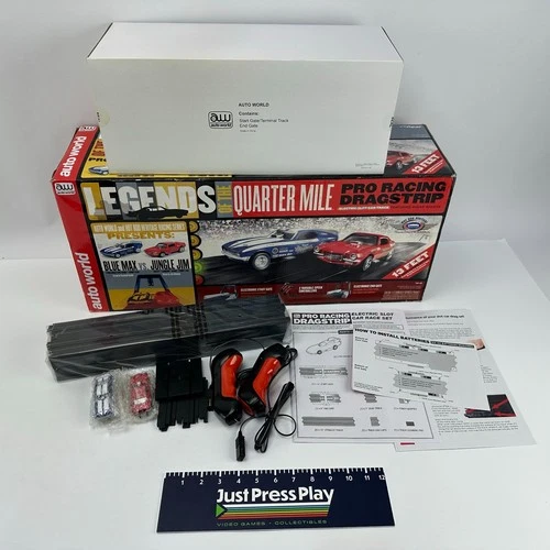 Auto World Legends of the Quarter Mile Pro Racing Slot Car Dragstrip Unused