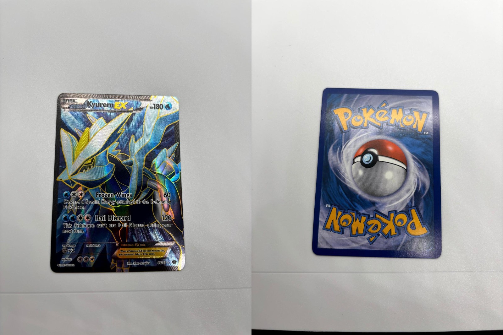 Kyurem EX 96/99 Ultra Rare Next Destinies Pokemon