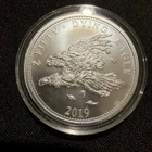 FIFTY DYING EAGLE 2019 ZOMBUCKS 1 ONE TROY OUNCE 999 SILVER ROUND