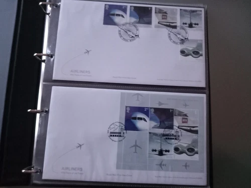 GB First Day Covers (52) 2002-2005 in Malvern Cover Album. All with Special P/ms