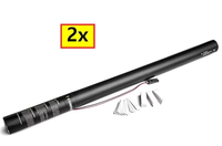 2X Magicfx Elektrische Konfettikanone Pro 80Cm Konfetti Papier Weiß Neu