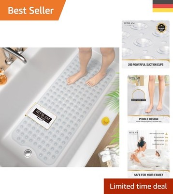 Komfortable, Maschinenwaschbare Badewannenmatte - 101 x 40 cm für Sicherheit