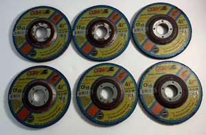 (6) CGW 4-1/2"x 1/4"x 7/8" Grinding Wheels, 6 pack