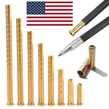 ID6.2mm Archery Arrow Insert Copper Brass Connector 250gr Heavy Weight Shaft DIY