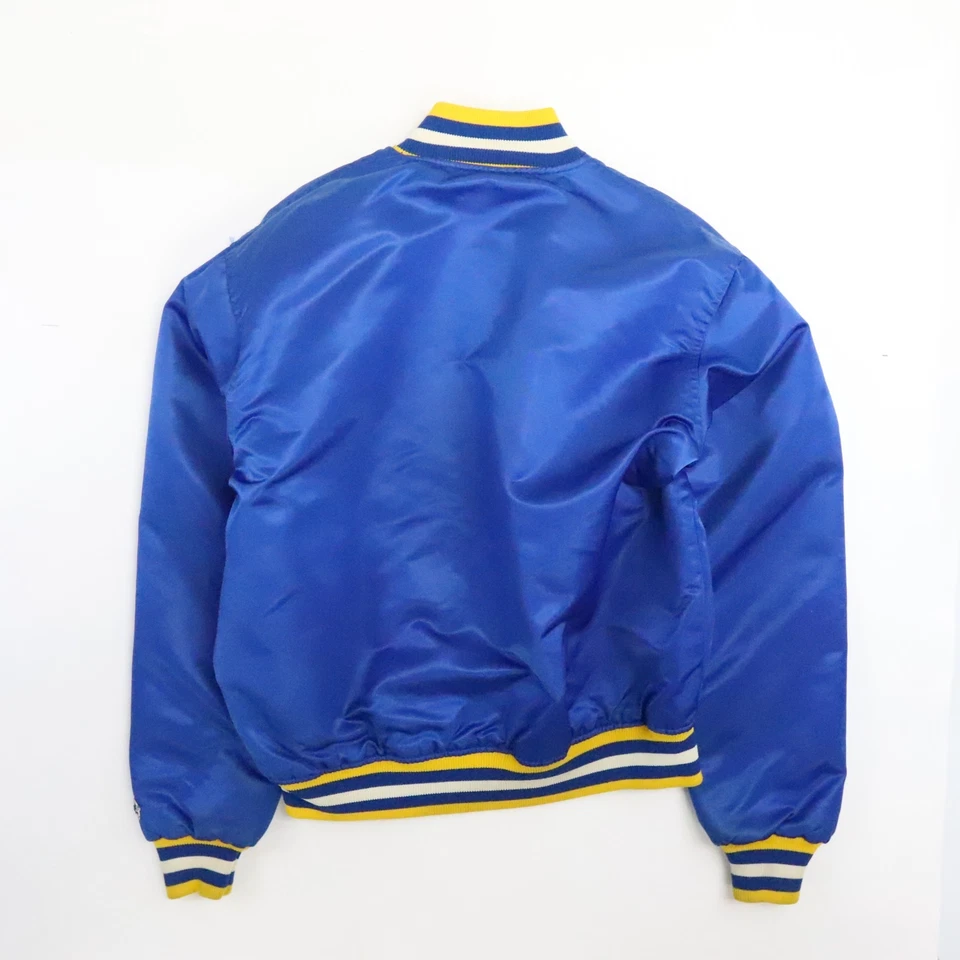Vintage Pittsburgh Panthers Starter Satin Bomber Jacket Size Large 80s 90s NCAA - Image 2 of 4