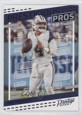 2023 Panini Prestige Prestigious Pros Xtra Points Blue 72/249 Dak Prescott m5e