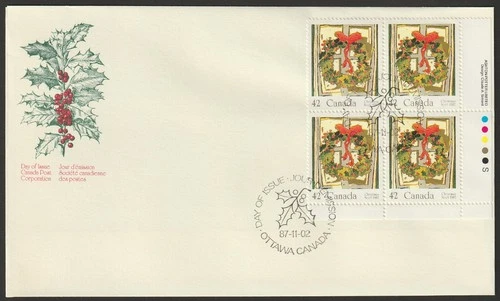 Canada #1149, Christmas, LR PB, Official First Day Cover, FDC 1987