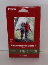 Genuine Canon Photo Paper Plus Glossy II 4x6 PP-301 Sealed 100 sheets