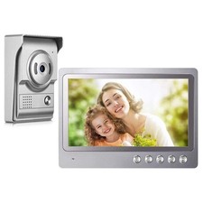 Video Intercom System,9inch Monitor for Video Doorbell Wired,Doorbell with Ca...